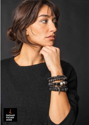 Armband „Schwarz&Silber“ (5er Set) von Mya Lambrecht