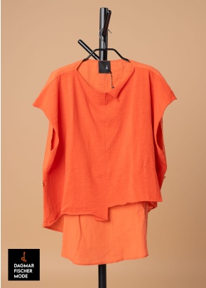 Top von SORT AARHUS in orange Gr. M
